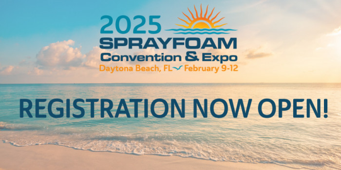 Registration is NOW OPEN for the 2025 SprayFoam Convention & Expo